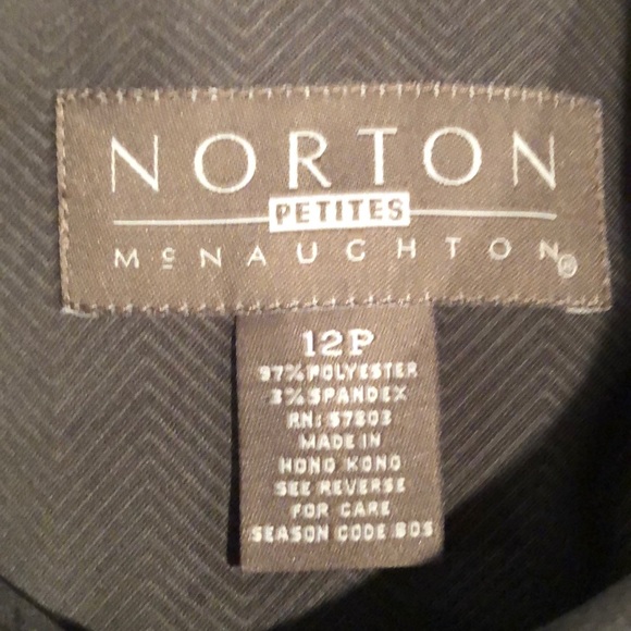 Norton McNaughton Green ButtonUp LongSleeve Sz12P - Picture 8 of 8